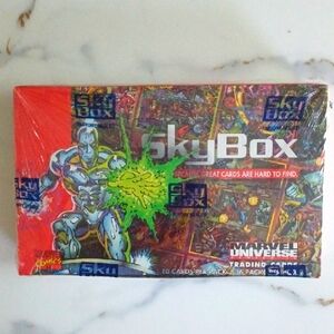 1993 Skybox Marvel Universe Series IV 4 Card Set Wax Pack Box FACTORY SEALED